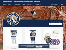 Tablet Screenshot of kletterretter.com